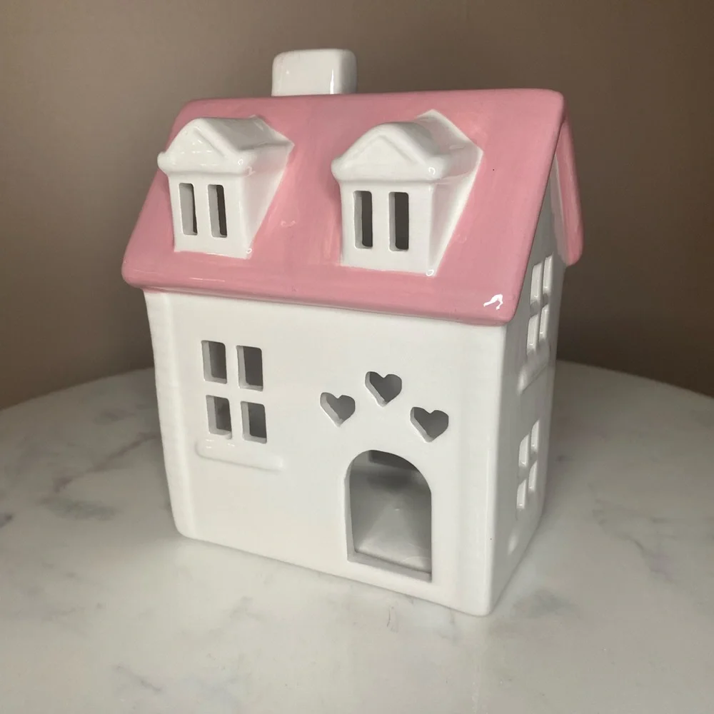 Target Spritz Small Pink White Building Table Decor - Picture 5 of 6